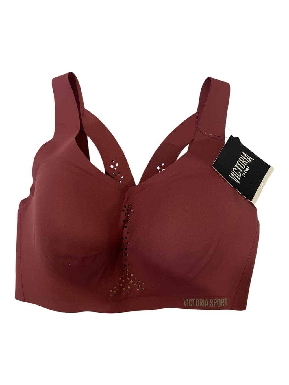 NWT Victoria Sport High-Support Wireless Sports Bra | Burgundy | SIZE: 32DD